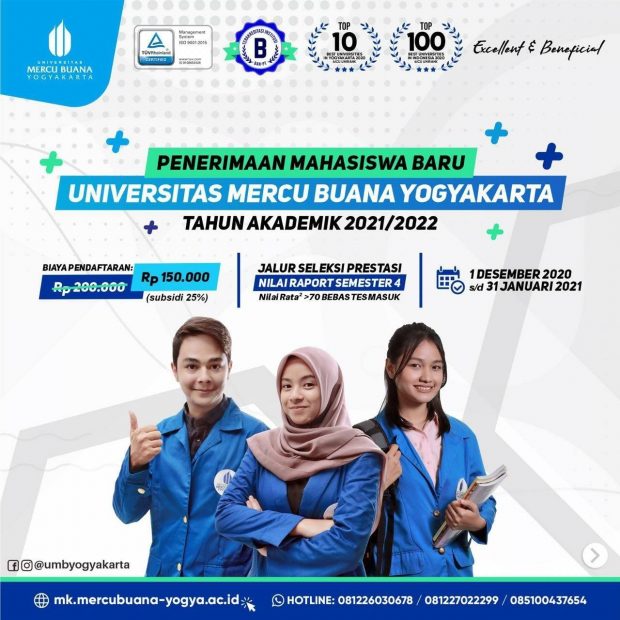 Info PMB Online di Universitas Mercu Buana Yogyakarta