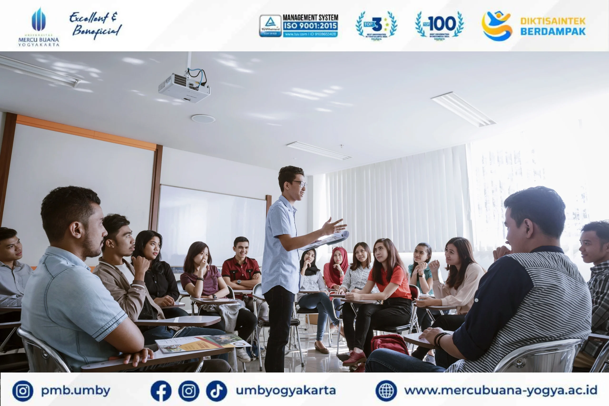 Temukan universitas unggul biaya terjangkau di Jogja di Universitas Mercu Buana Yogyakarta. Kami menawarkan pendidikan berkualitas.