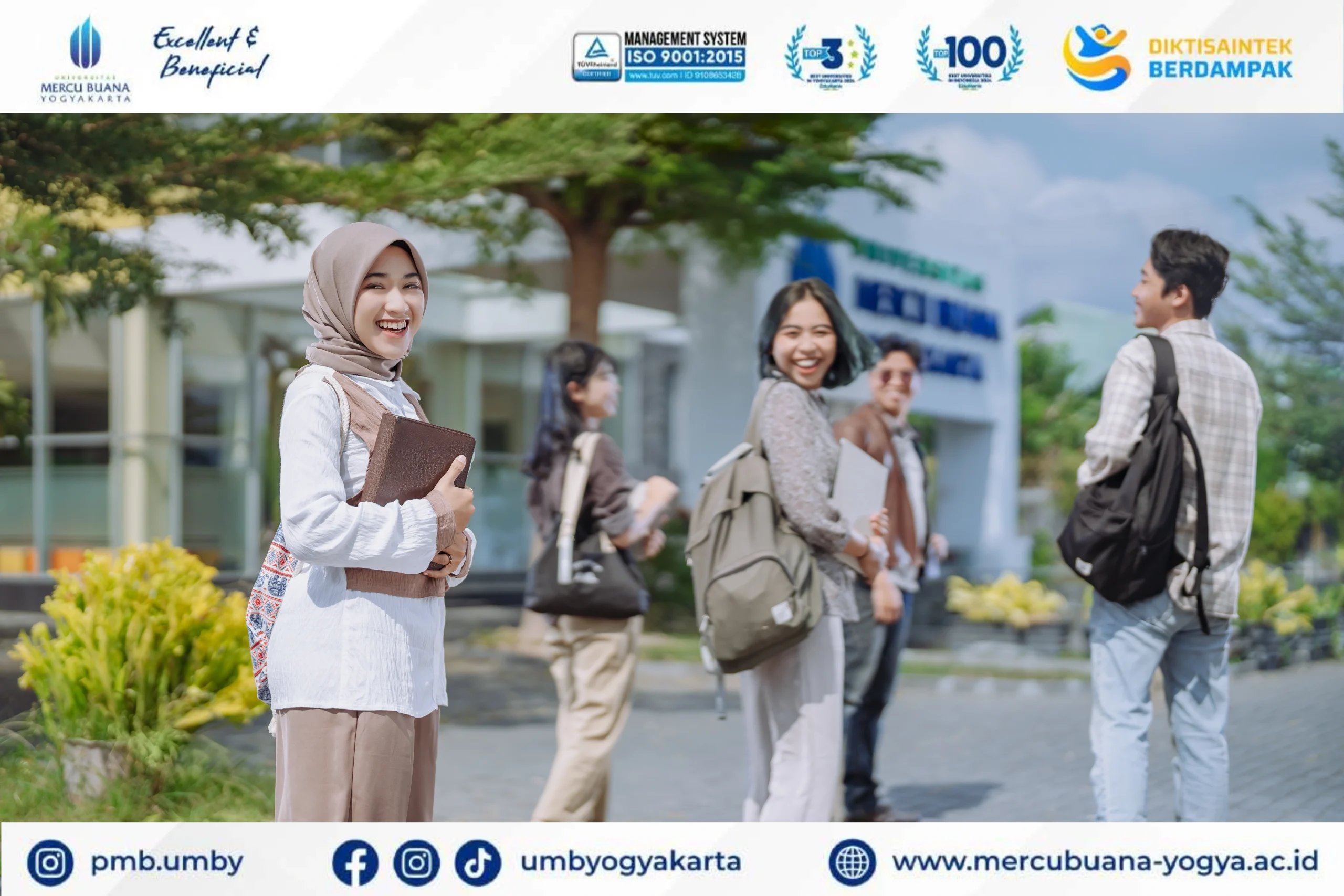 Universitas favorit dengan biaya terjangkau, UMBY. Kami menawarkan pendidikan berkualitas fasilitas modern dan skema pembayaran fleksibel.