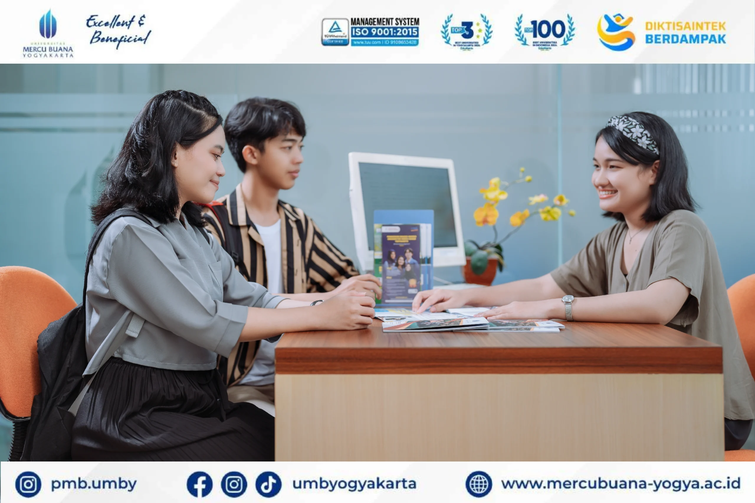 UMBY adalah kampus Bimbingan Konseling terbaik di Jogja. Dengan akreditasi Unggul, kurikulum modern, dan fasilitas lengkap!