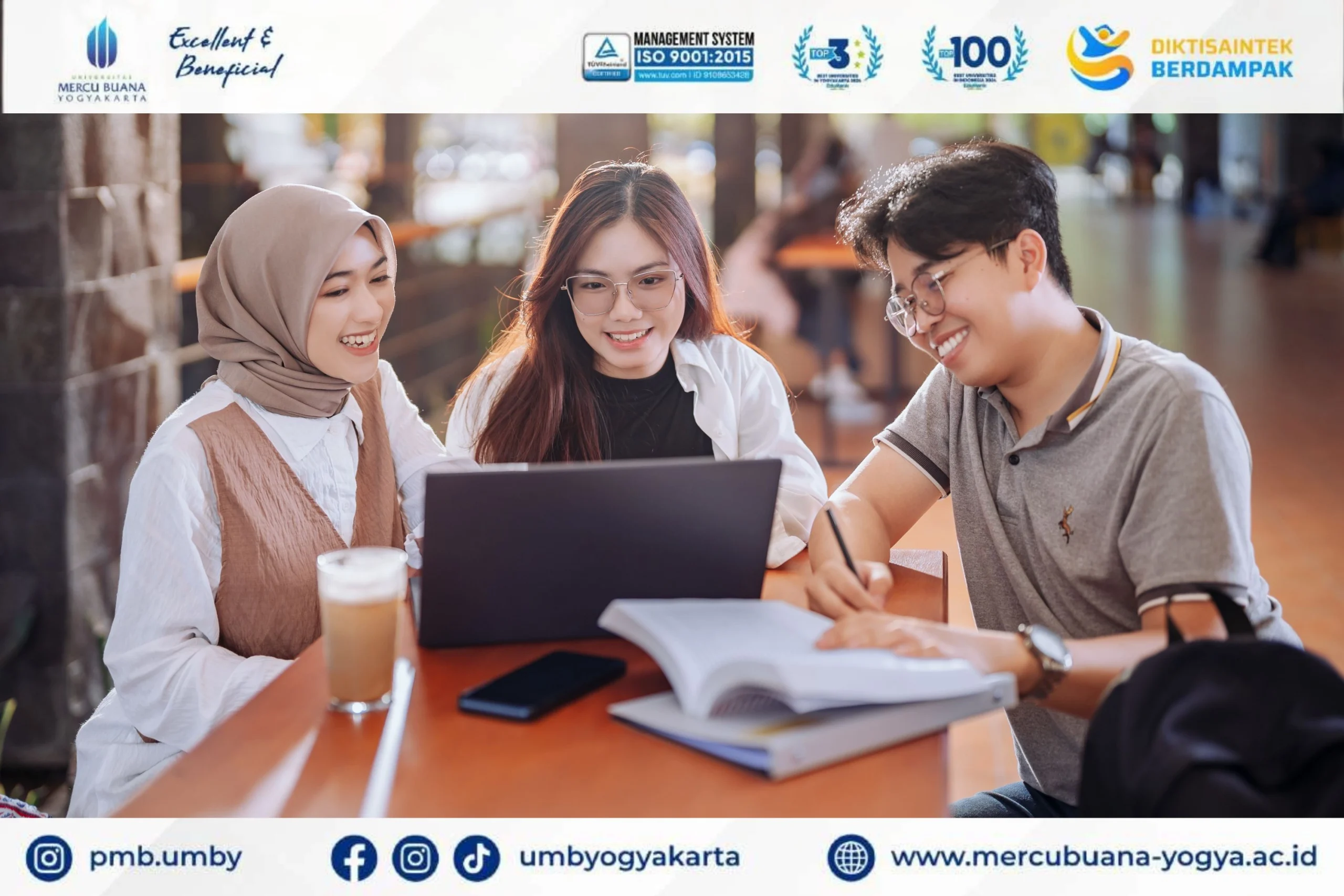 Temukan kampus terjangkau, cicilan ringan di UMB Yogyakarta. Kami menawarkan pendidikan tinggi berkualitas dengan skema pembayaran fleksibel.