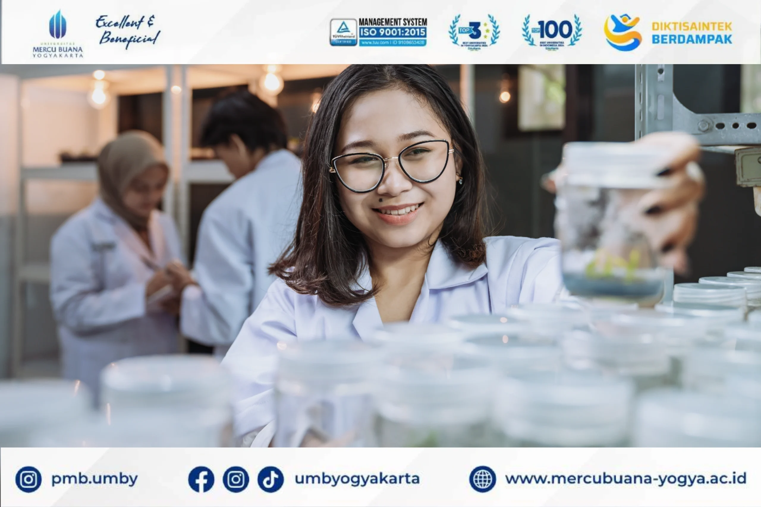 Kampus Teknologi Pangan Terbaik, UMBY hadir dengan kurikulum relevan, dosen berpengalaman untuk mencetak inovator dan wirausaha di industri.