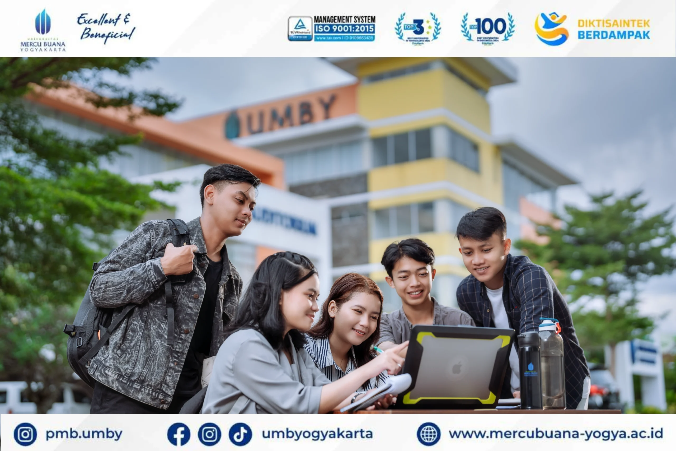 Informasi Biaya Universitas Mercu Buana Yogyakarta (UMBY) paling lengkap. Cek rincian SPA/Uang Pangkal, UKT/SPP, dan skema cicilan fleksibel