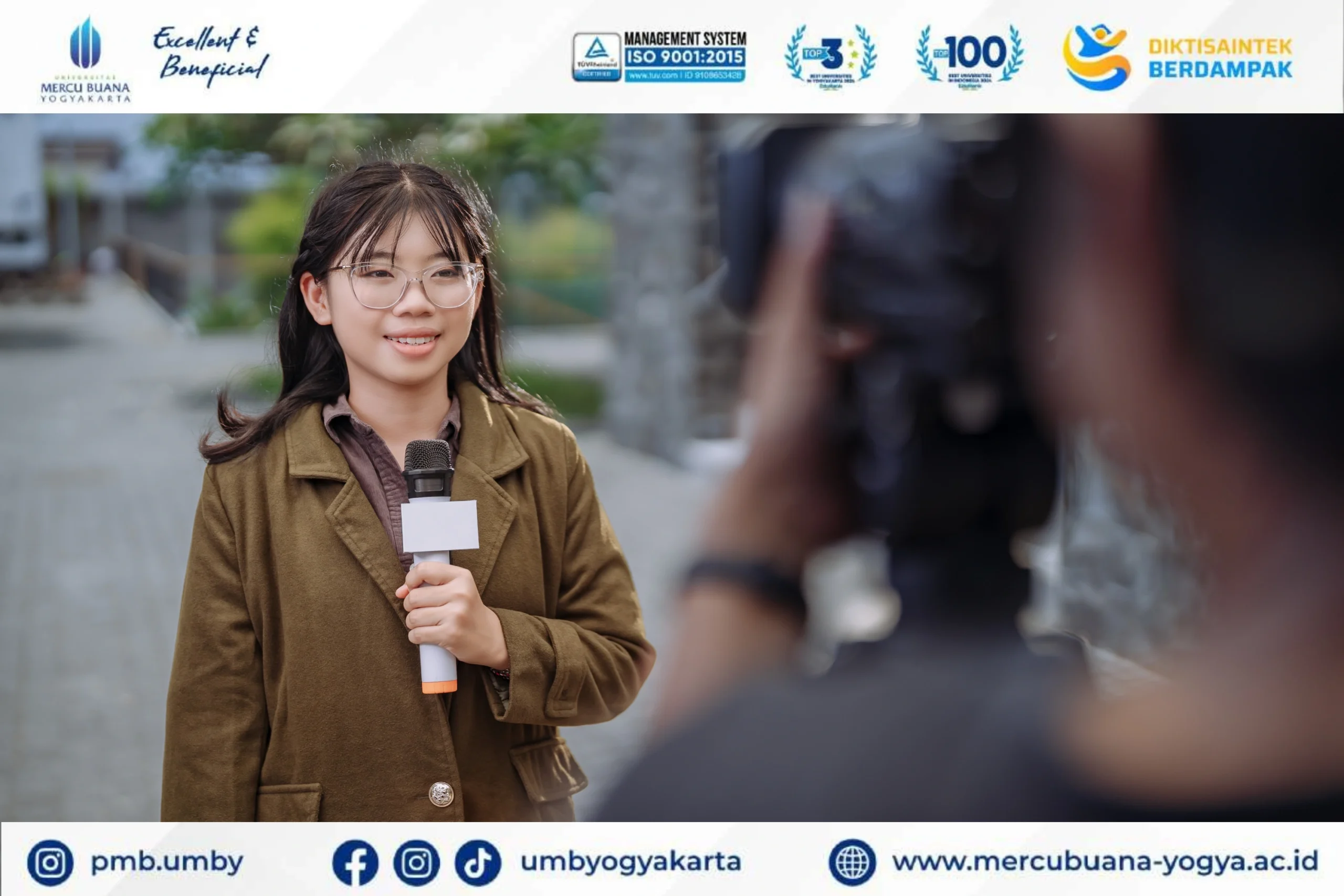 Universitas Ilmu Komunikasi Terbaik di Klaten. Universitas Mercu Buana Yogyakarta (UMBY). Biaya terjangkau, fasilitas, beasiswa dan karier!