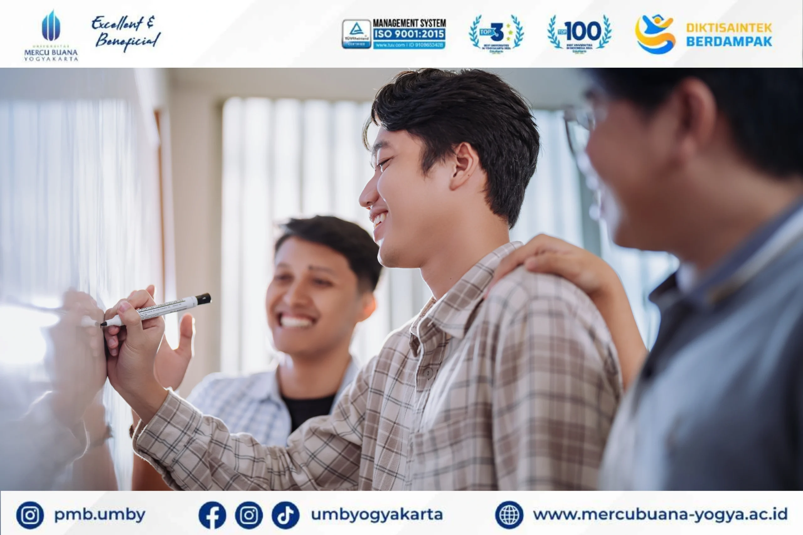 Kuliah Manajemen terbaik di Klaten hadir bersama Universitas Mercu Buana Yogyakarta (UMBY). Biaya terjangkau dan ada beasiswa!